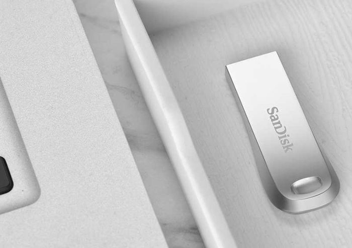 SanDisk  256GB USB 3.1 Type-A Ultra Luxe Silver