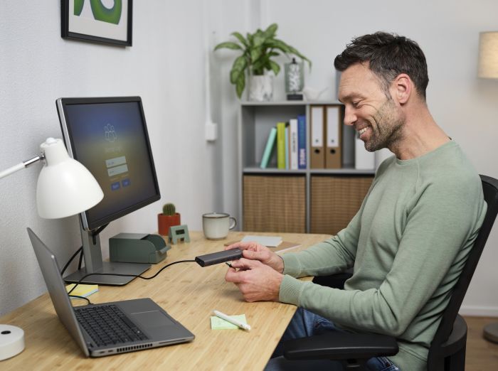 Хаб Trust Halyx 7-IN-1 USB-A > 7xUSB-А 3.2, Алюминий, 0.8м, Черный