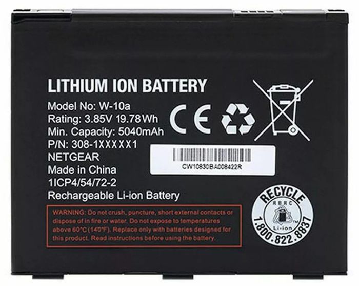 NETGEAR W-10A Replacement Li-Ion Battery for NETGEAR Nighthawk M1/M2 Mobile Routers