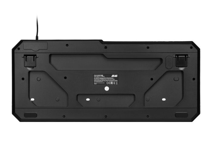 2E GAMING Membrane keyboard KG315 110key, USB-A, EN/UA, RGB, black