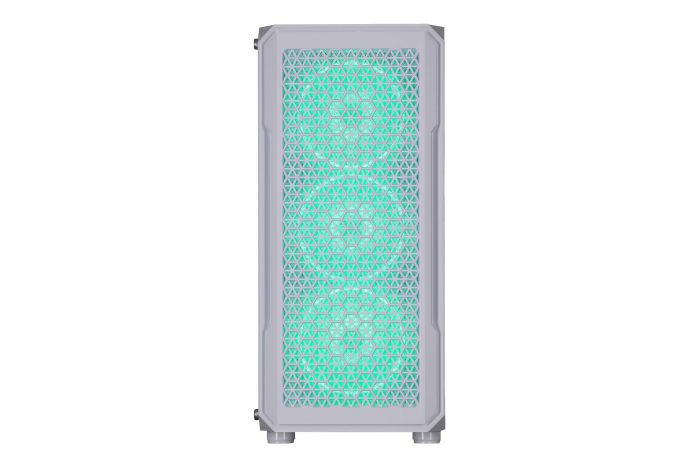Корпус 2E GAMING Hexagon G338W без БЖ 2xUSB3.0, 1xUSBType-C, 3x120мм ARGB, 1x120мм, VGA 330мм, LCS ready, HUB, TG Side Panel, ATX, білий