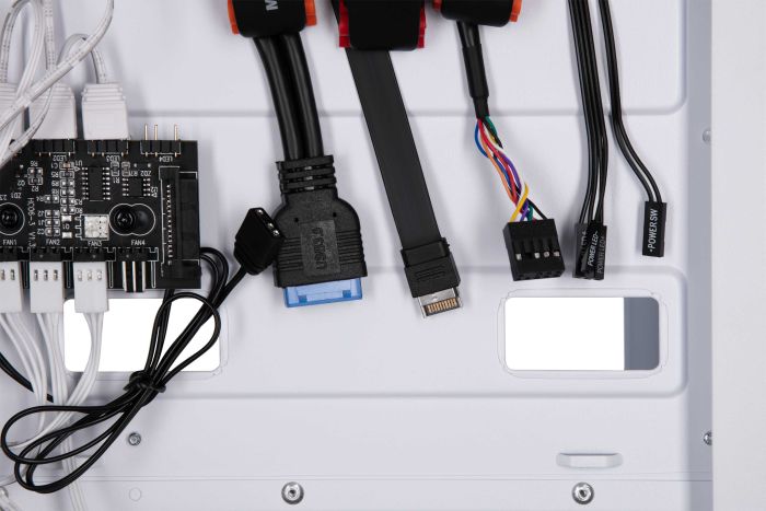 Корпус 2E GAMING Hexagon G338W без БЖ 2xUSB3.0, 1xUSBType-C, 3x120мм ARGB, 1x120мм, VGA 330мм, LCS ready, HUB, TG Side Panel, ATX, білий