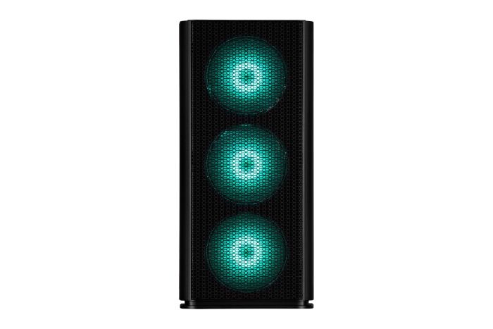 Корпус 2E GAMING Vertex GI01B без БЖ 2xUSB3.0, 1xUSBType-C, 3x140мм ARGB, 1x120мм ARGB, VGA 380мм, LCS ready, контролер з пультом, TG Side Panel, EATX, чорний