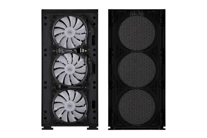 Корпус 2E GAMING Vertex GI01B без БЖ 2xUSB3.0, 1xUSBType-C, 3x140мм ARGB, 1x120мм ARGB, VGA 380мм, LCS ready, контролер з пультом, TG Side Panel, EATX, чорний