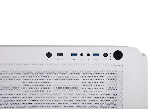 Корпус 2E GAMING Vertex GI01W без БЖ 2xUSB3.0, 1xUSBType-C, 3x140мм ARGB, 1x120мм ARGB, VGA 380мм, LCS ready, контролер з пультом, TG Side Panel, EATX, білий