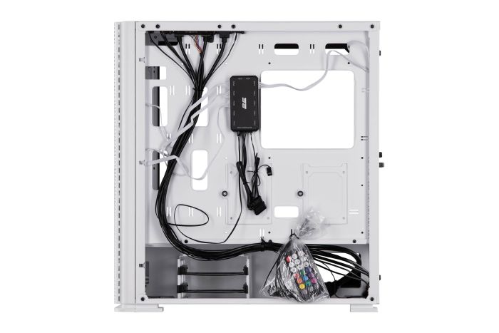 Корпус 2E GAMING Vertex GI01W без БЖ 2xUSB3.0, 1xUSBType-C, 3x140мм ARGB, 1x120мм ARGB, VGA 380мм, LCS ready, контролер з пультом, TG Side Panel, EATX, білий