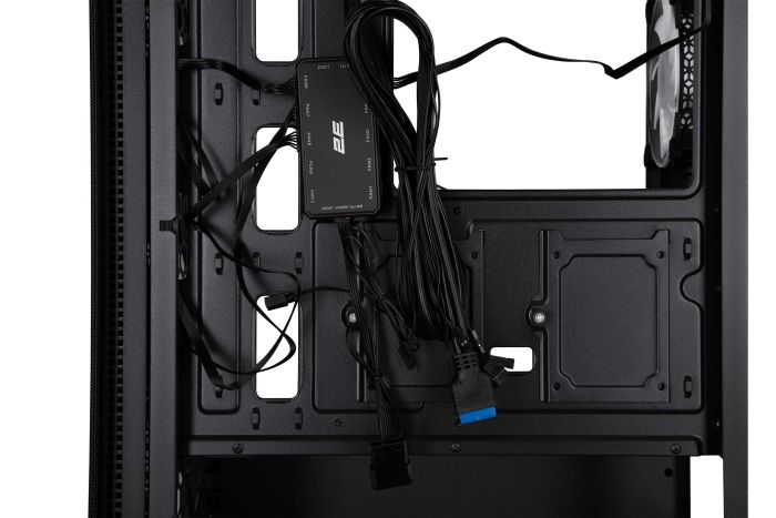 Корпус 2E GAMING Virtus Neo G3301N без БЖ 2xUSB3.0, 1xUSB2.0, 3x140мм ARGB, 1x120мм ARGB,  VGA 340мм, LCS ready, контролер з пультом, TG Side Panel, ATX, чорний