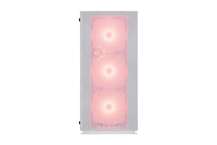 Корпус 2E GAMING Virtus Neo G3301NW без БЖ 2xUSB3.0, 1xUSB2.0, 3x140мм ARGB, 1x120мм ARGB, VGA 340мм, LCS ready, контролер з пультом, TG Side Panel, ATX, білий