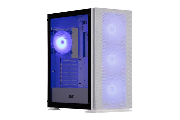 Корпус 2E GAMING Virtus Neo G3301NW без БЖ 2xUSB3.0, 1xUSB2.0, 3x140мм ARGB, 1x120мм ARGB, VGA 340мм, LCS ready, контролер з пультом, TG Side Panel, ATX, білий