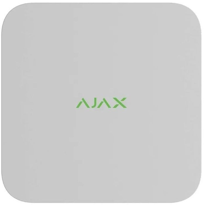 Ajax NVR network video recorder, 8 channels, white