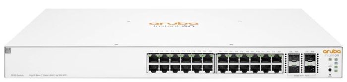 HPE Aruba Switch Instant On 1930, 24xGE, 4x1/10GE SFP ports, 195W PoE Class 4, LT Warranty