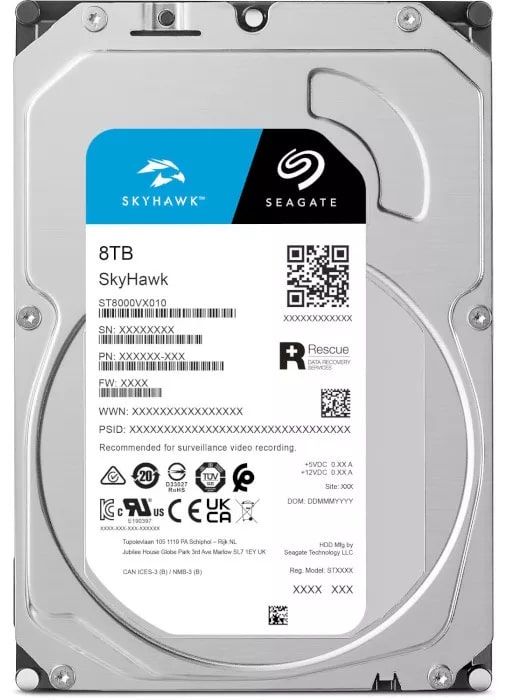 Жесткий диск Seagate  8TB 3.5" 256MB SATA SkyHawk