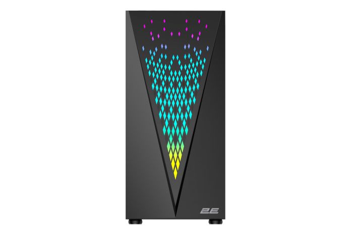 Корпус 2E GAMING Galaxy G2055 без БП 2xUSB3.0, 1xUSB2.0 3x120мм ARGB VGA 345мм LCS ready HUB, TG Side Panel, ATX, чёрный