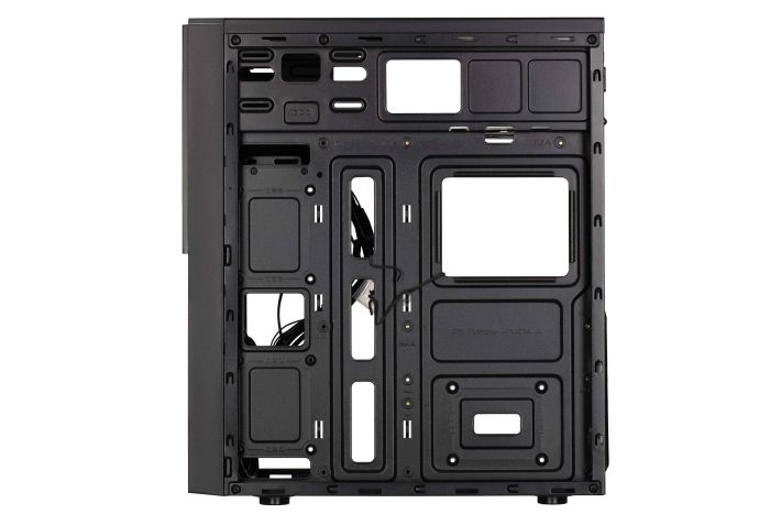 2E PC case Alfa E190-3U without PSU, 2xUSB3.0, 1xUSB2.0, VGA 320mm, ATX, black