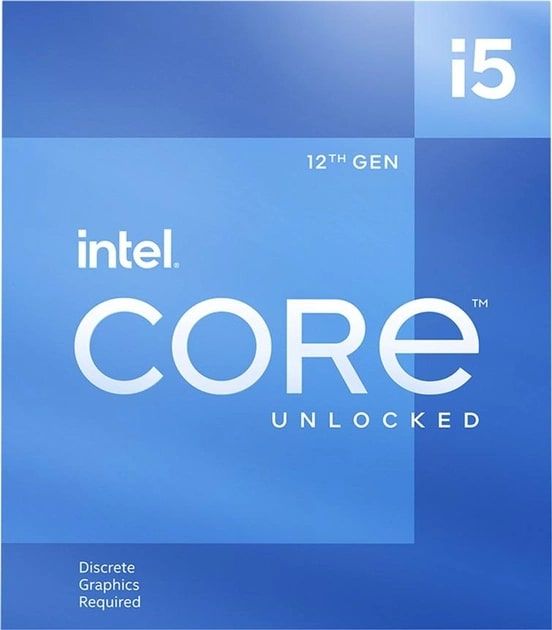 ЦПУ Intel Core i5-12600KF 10C/16T 3.7GHz 20Mb LGA1700 125W w/o graphics Box