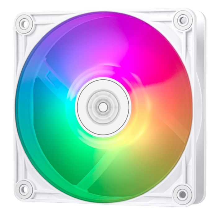 Корпусный вентилятор SilverStone Vista VS120W-ARGB 120мм 2000rpm 4pinPWM, 3pin +5VARGB 30.6dBa белый