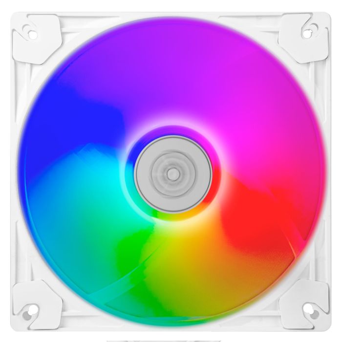 Корпусний вентилятор  SilverStone Vista VS140W ARGB, 140мм, 1600rpm, 4pin PWM, 3pin +5VARGB, 30.8dBa, білий