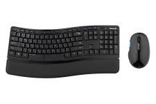 Комплект клавіатура та миша Microsoft  Comfort Desktop Sculp WL, EN/UK/RU, чорний