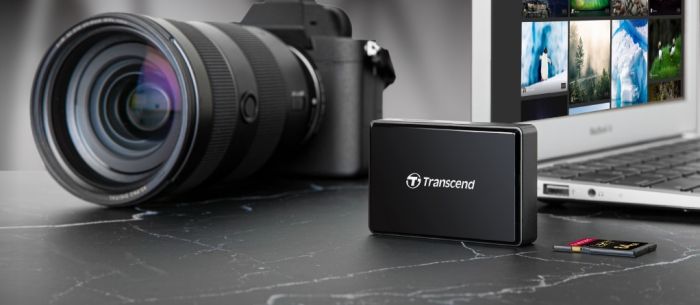 Кардридер Transcend USB 3.1 Type-A > microSD/SD/CF UHS-II Чёрный