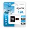 Карта памяти Apacer microSD 128GB C10 UHS-I U3 A2 R100/W80MB/s + SD