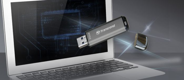 Накопичувач Transcend 128GB USB 3.2 Type-A JetFlash 920 Black R420/W400MB/s Чорний