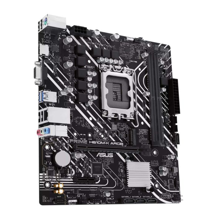 Материнcкая плата ASUS PRIME H610M-K ARGB s1700 H610 2xDDR5 M.2 HDMI D-Sub mATX ARGB
