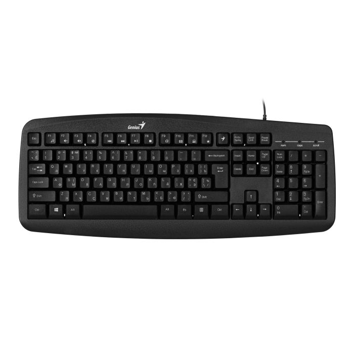 Genius Combo keyboard and mouse KM-200, EN/UKR/RU, black