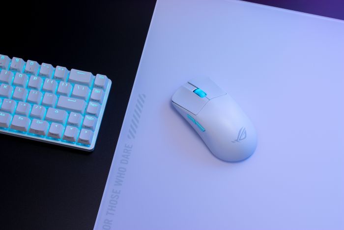 ASUS Mouse ROG Harpe Ace Aim Lab Edition, RGB, USB-A/WL/BT, white