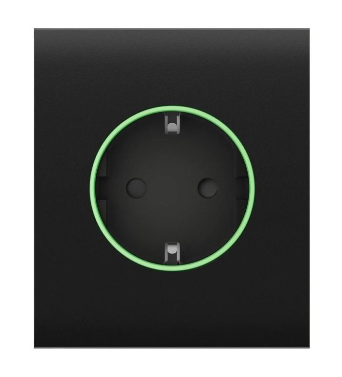 Center panel for Ajax CenterCover for Outlet smart, Jeweler, wireless, black