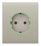 Центральна панель для вбудованої розетки Ajax CenterCover for Outlet smart, Jeweler, бездротової, ivory