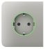 Side panel for recessed socket Ajax SideCover for Outlet smart, Jeweler, wireless, oyster