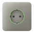Front panel for Ajax SoloCover for Outlet smart, Jeweler, wireless, olive