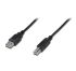 DIGITUS Cable USB-A > USB-B data, 1.8m, black