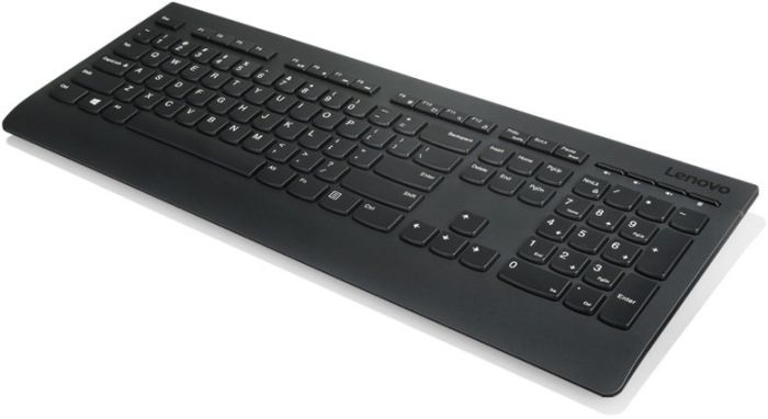 Lenovo Keyboard membrane Professional 108key, WL, EN/UK/RU, black