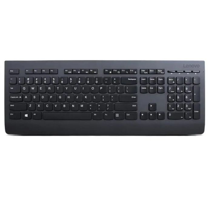Lenovo Keyboard membrane Professional 108key, WL, EN/UK/RU, black