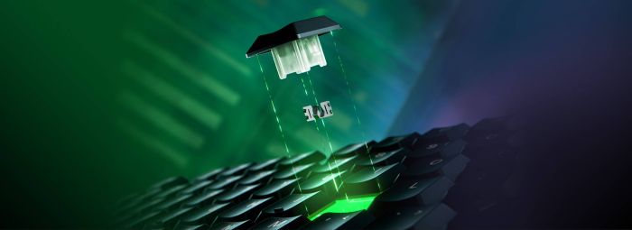 Клавиатура механическая Razer Ornata V3 TKL 84key, Mecha-Membrane Switch, USB-A, EN/UK, RGB, чёрный