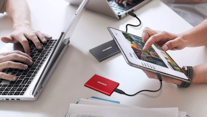 Портативний SSD Samsung  1TB USB 3.2 Gen 2 Type-C  T7 Shield