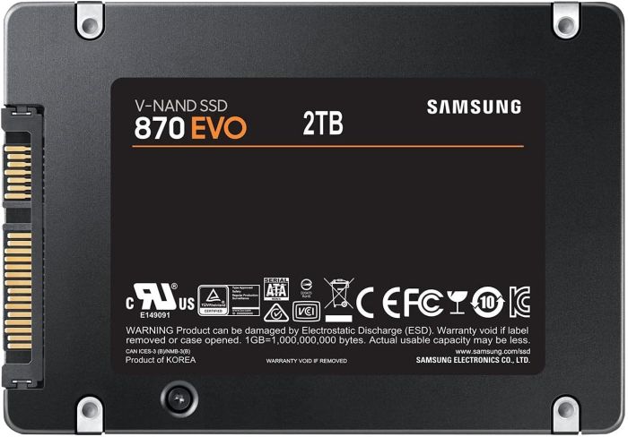 SSD Samsung  2.5" 2TB SATA 870EVO