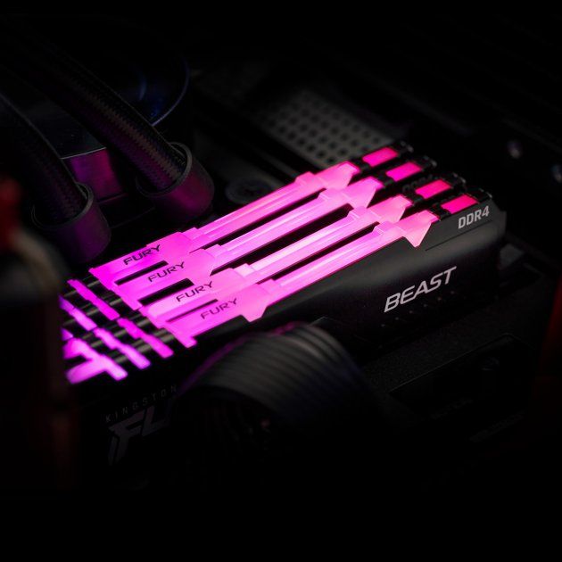 Memory Kingston DDR4 16GB 3200 FURY Beast RGB