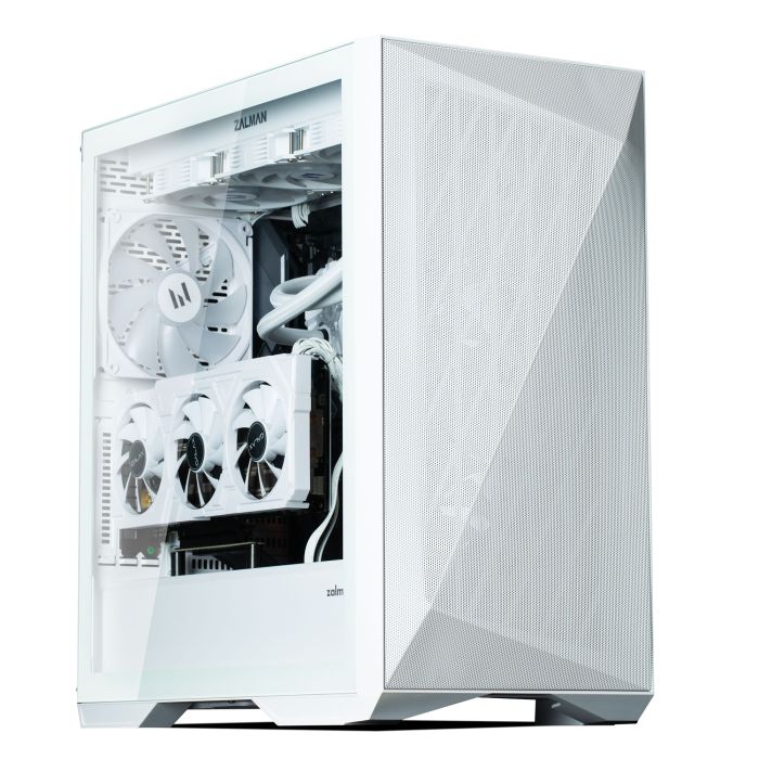 Корпус Zalman Z9 Iceberg MS без БЖ 2xUSB3.0, 2xUSB2.0 1xUSB 3.1 Gen2 Type-C 4x140мм ARGB VGA 390мм LCS ready TG Side Panel EATX белый