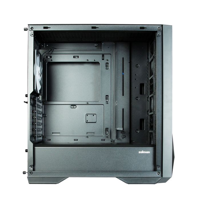Корпус Zalman Z9 Iceberg MS без БЖ, 2xUSB3.0, 2xUSB2.0, 1xUSB 3.1 Gen2 Type-C, 4x140мм ARGB, VGA 390мм, LCS ready, TG Side Panel, EATX, чорний