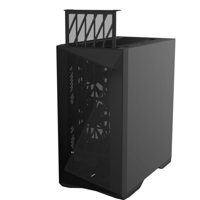 Корпус Zalman Z9 Iceberg MS без БЖ, 2xUSB3.0, 2xUSB2.0, 1xUSB 3.1 Gen2 Type-C, 4x140мм ARGB, VGA 390мм, LCS ready, TG Side Panel, EATX, чорний