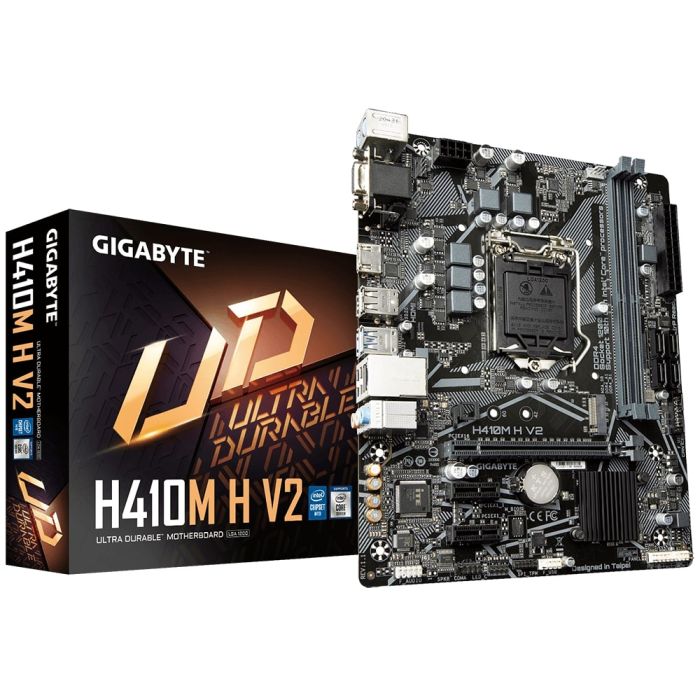 Материнська плата GIGABYTE H410M H V2 s1200 H470 2xDDR4 M.2 HDMI D-Sub mATX
