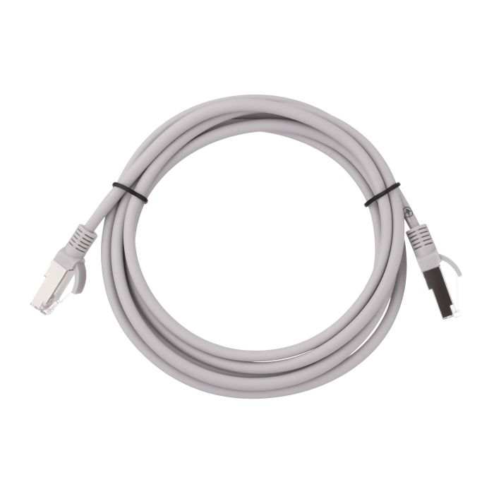 Патч-корд 2E САТ 5e, FTP, 2м, 26AWG, RJ45, 7/0.16, Cu, LSZH, сірий