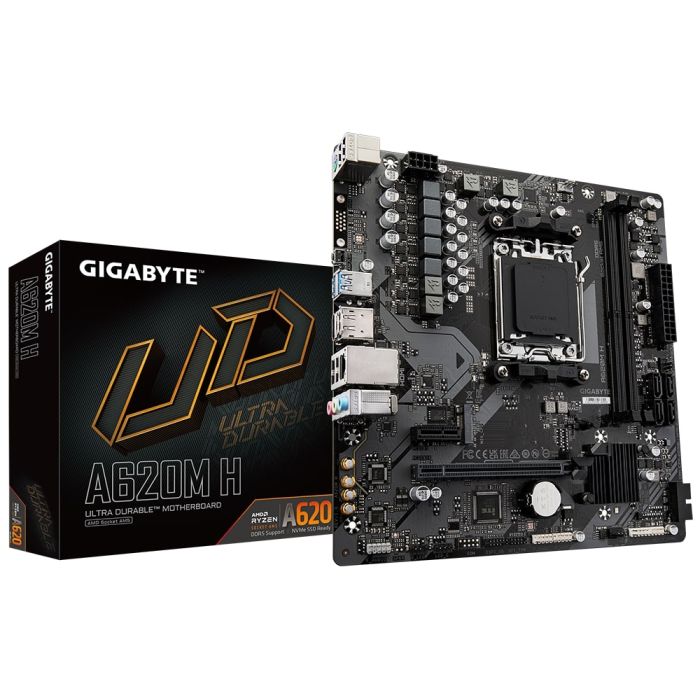 Материнская плата GIGABYTE A620M H sAM5 H620M 2xDDR5 M.2 HDMI DP mATX