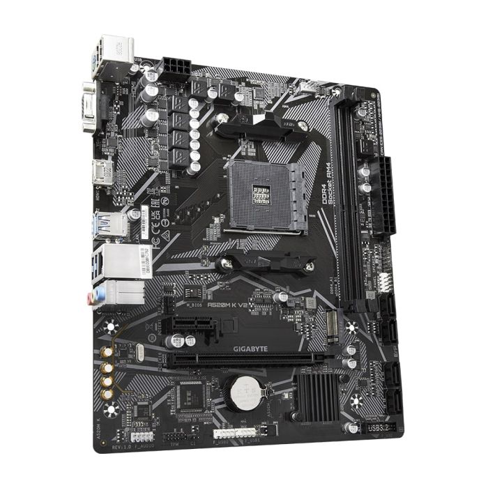 GIGABYTE Motherbard A520M K V2 sAM4 A520 2xDDR4 M.2 HDMI mATX