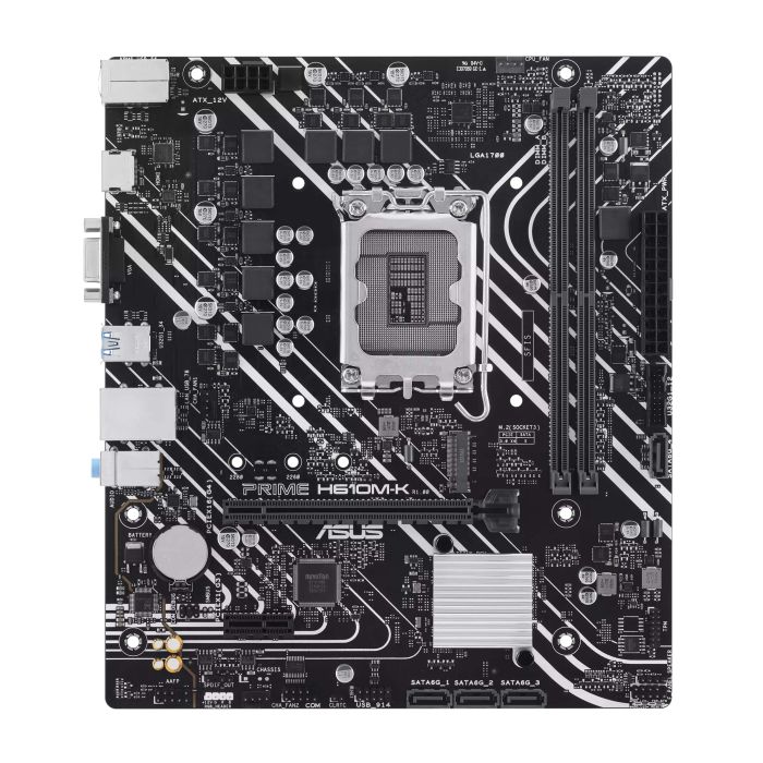 Материнcкая плата ASUS PRIME H610M-K s1700 H610 2xDDR5 M.2 HDMI D-Sub mATX