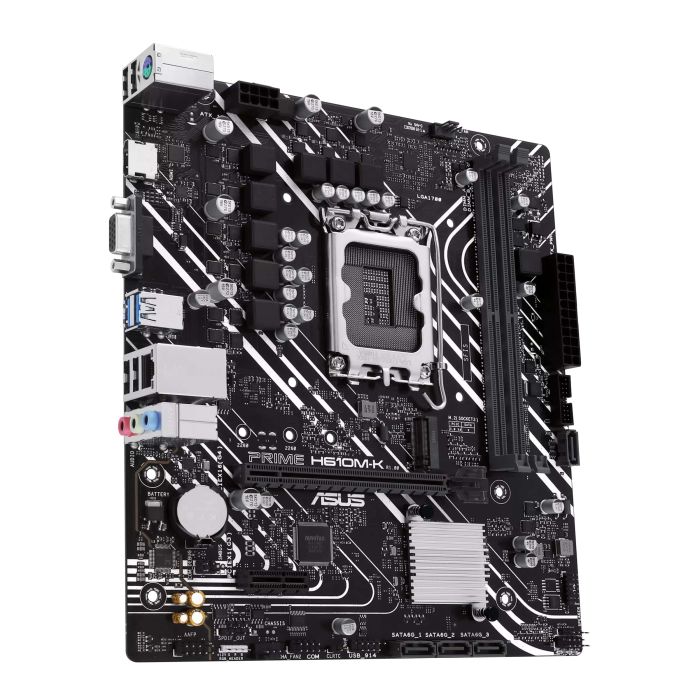 Материнcкая плата ASUS PRIME H610M-K s1700 H610 2xDDR5 M.2 HDMI D-Sub mATX
