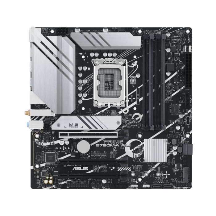 Материнcкая плата ASUS PRIME B760M-A WIFI s1700 B760 4xDDR5 M.2 HDMI DP Wi-Fi BT mATX