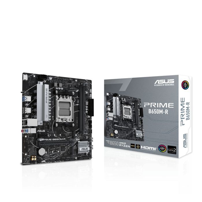 Материнcкая плата ASUS PRIME B650M-R sAM5 B650 2xDDR5 M.2 HDMI mATX